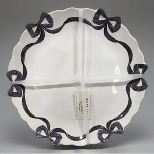 Bella Luxx White and Black Serveware Dining Set